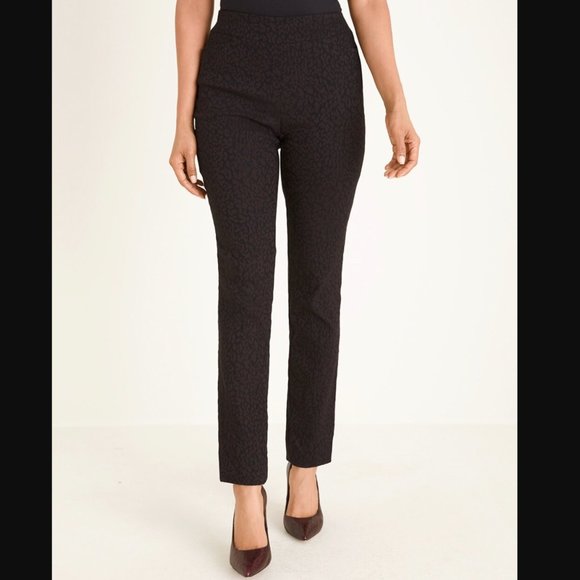 NWT ~ Chico's ~ So Slimming Cheetah-Print Slim Pants - Picture 2 of 8